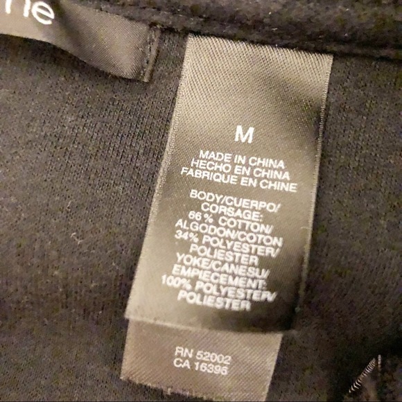 Claiborne Men’s Black Quarter Zip Pullover Sweater Size Medium - Picture 5 of 5